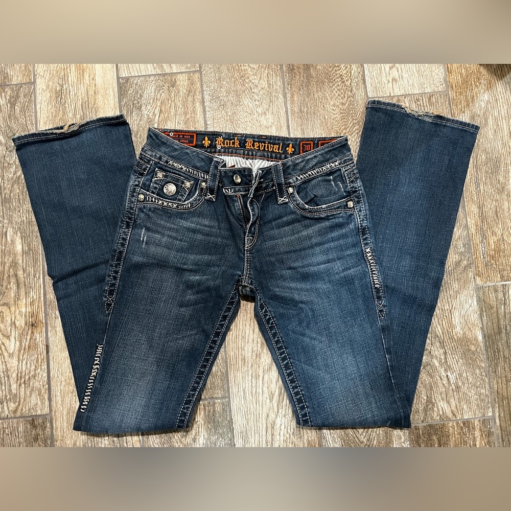 Rock Revival Celine Boot Cut Jeans, size 30